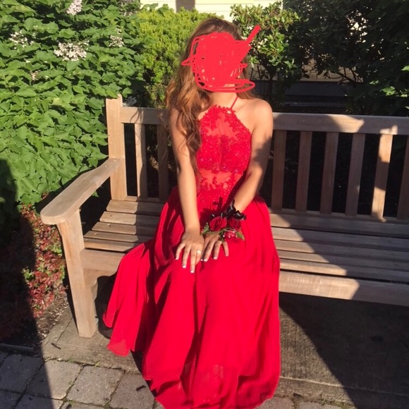 Red Prom Dress - Picture 3 of 6